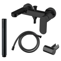 StoneArt Armatur Wannenarmatur Arild 951728 Schwarz Matt