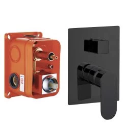 StoneArt Armatur Duscharmatur Arild 951768 Schwarz Matt