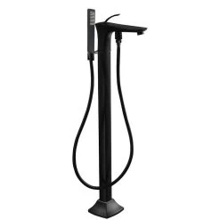 StoneArt Standarmatur Freistehende Armatur Brez 730655-S Schwarz 94cm Matt