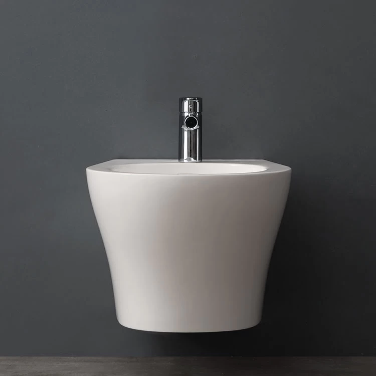 StoneArt WC Hänge-Bidet TFS-102P Weiß 52x37cm Matt 2 StoneArt WC Hänge-Bidet TFS-102P Weiß 52x37cm Matt – Bild 2