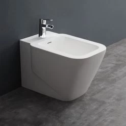 StoneArt WC Stand-Bidet TFS-201P Weiß 56x36cm Matt -Badmöbel Store bg10173 7g3xjt8zrdy8pk