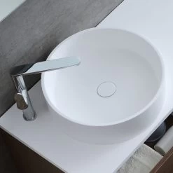 StoneArt Waschbecken LC112 (Mineralguss) Weiß 45x45cm Glänzend 7 StoneArt Waschbecken LC112 (Mineralguss) Weiß 45x45cm Glänzend -Badmöbel Store bg10205 46e3zauucozps6