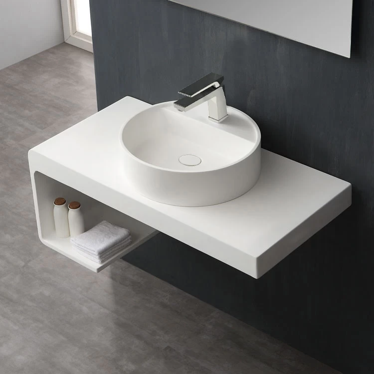 StoneArt Waschbecken LC148 (Mineralguss) Weiß 45x45cm Matt 4 StoneArt Waschbecken LC148 (Mineralguss) Weiß 45x45cm Matt – Bild 4