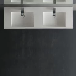 StoneArt Waschbecken LP4514 (Mineralguss) Weiß 140x48 Glänzend -Badmöbel Store bg10263 3zlacun923bizc