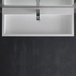 StoneArt Badmöbel-Set LP4512 Weiß 120x48cm Glänzend -Badmöbel Store bg10290 4fqqa5mx61835m