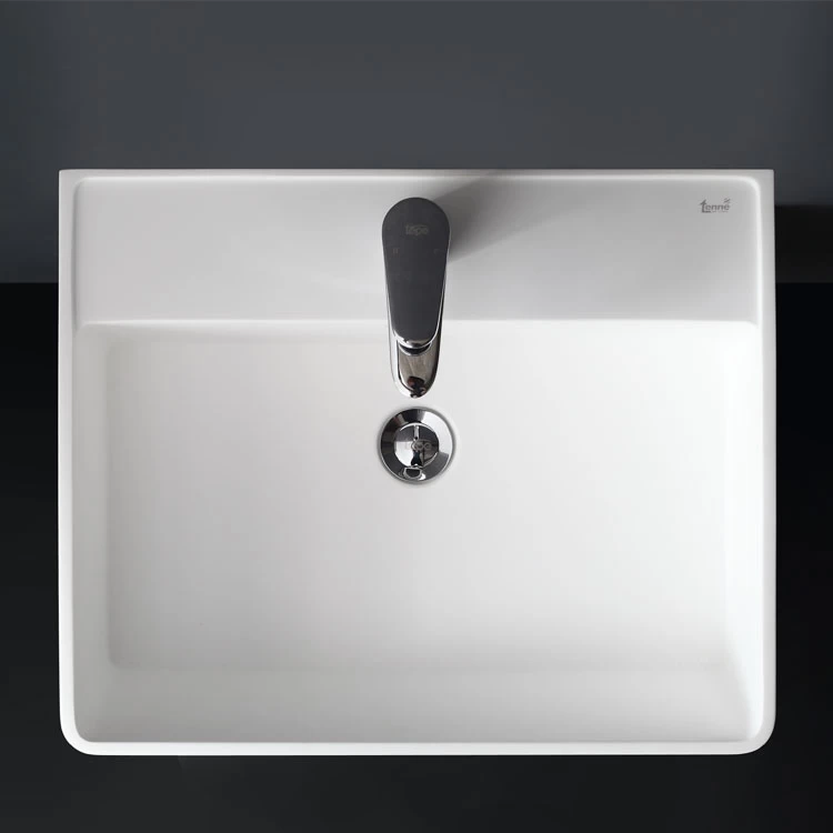 StoneArt Waschbecken LZ207 Weiß 56x46cm Matt 3 StoneArt Waschbecken LZ207 Weiß 56x46cm Matt – Bild 3