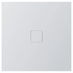 StoneArt Duschtasse LXF900S Eckversion Weiß Glänzend 90x90