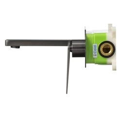 StoneArt Armatur Wandarmatur Leeo 971259 Graphit Matt -Badmöbel Store bg10480 3