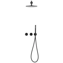 StoneArt Armatur Duschsystem Dolce 910758 Schwarz 15cm Matt -Badmöbel Store bg10486 3