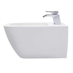 StoneArt WC Hänge-Bidet TFS-110P Weiß 52x37cm Matt -Badmöbel Store bg10630 3mycvhd0gshzdy