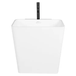 StoneArt Waschbecken LZ251 Weiß 50x51cm Matt -Badmöbel Store bg10641 3hpkwrwlgzsp4a