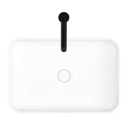 StoneArt Waschbecken LC203 Weiß 60x40cm Matt -Badmöbel Store bg10684 4ej3brl1l5s0zt