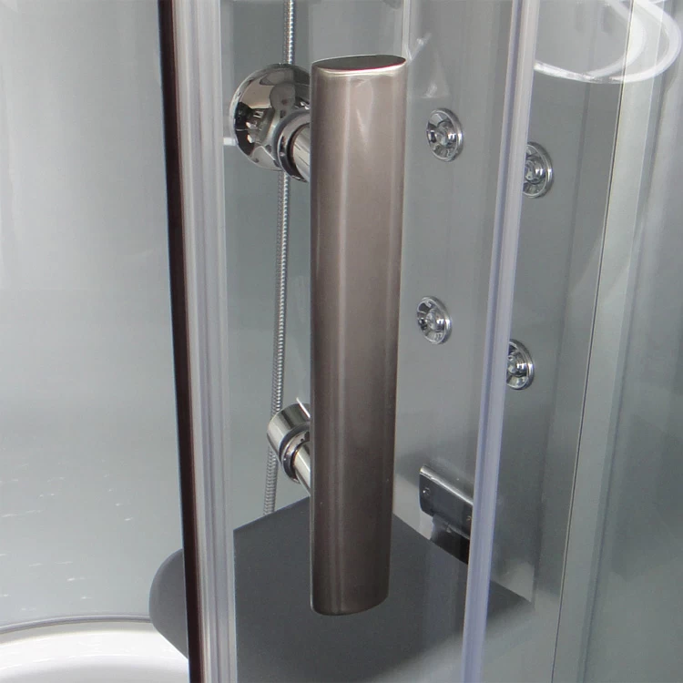 EAGO Dampfdusche DA328HF8 Weiß 150x100 Links 2 EAGO Dampfdusche DA328HF8 Weiß 150x100 Links – Bild 2