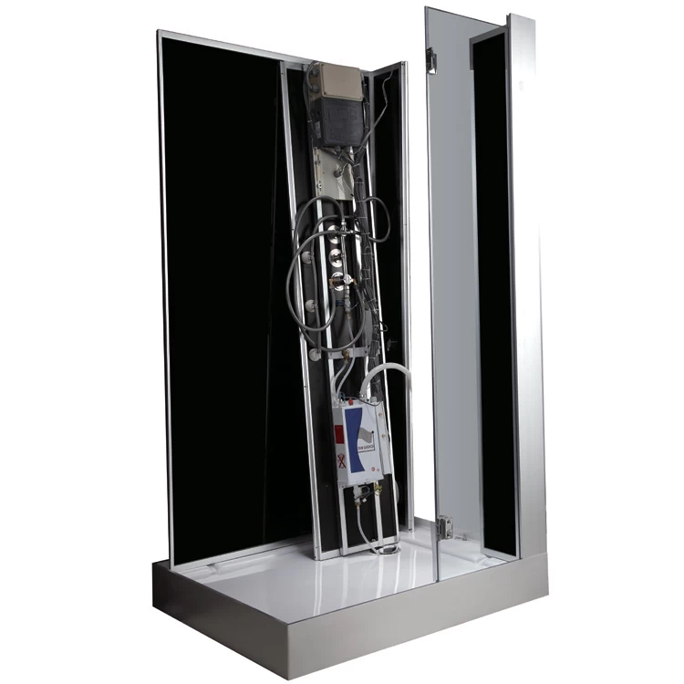 AWT Dampfdusche DZ959F8 Schwarz 120x90 Links 7 AWT Dampfdusche DZ959F8 Schwarz 120x90 Links – Bild 7