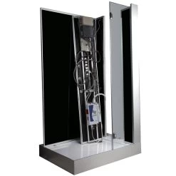 AWT Dampfdusche DZ961F8 Weiß 150x90 Links -Badmöbel Store bg12231 7