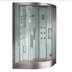 AWT Dampfdusche DZ962F8 Weiß 120x120