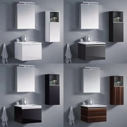 StoneArt Badmöbel-Set Milano ME-0600 Dunkelgrau 60x45 -Badmöbel Store bg13056 92ryi25sqspw9w