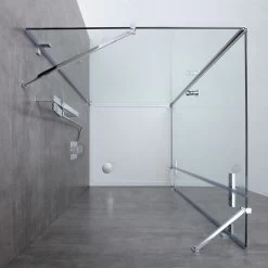 AWT Duschabtrennung LAS1000 100x100 Links -Badmöbel Store bg13594 3245377xug3a19p370