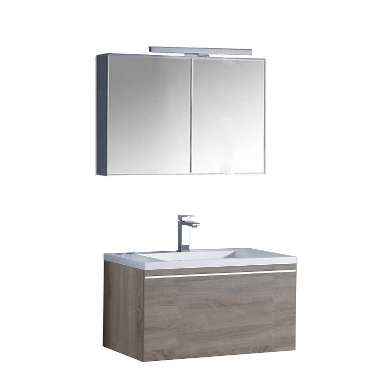 StoneArt Badmöbel-Set Milano ME-0800-1 Eiche Hell 80x45 1 StoneArt Badmöbel-Set Milano ME-0800-1 Eiche Hell 80x45