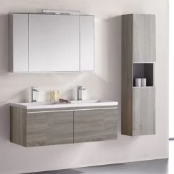 StoneArt Badmöbel-Set Milano ME-1200-1 Eiche Hell 120x45 10 StoneArt Badmöbel-Set Milano ME-1200-1 Eiche Hell 120x45 -Badmöbel Store bg14316 3zxdghkytchtom