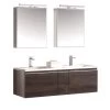 StoneArt Badmöbel-Set Milano ME-1400-1 Eiche Dunkel 140x45