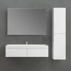 StoneArt Badmöbel-Set Brugge BU-1210 Weiß 120x48 -Badmöbel Store bg14394 3cpcjwugqnbytt