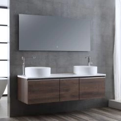 StoneArt Badmöbel-Set Milano ME-1600pro-6 Eiche Dunkel 160x45 10 StoneArt Badmöbel-Set Milano ME-1600pro-6 Eiche Dunkel 160x45 -Badmöbel Store bg14452 3mwxounxfhrio6