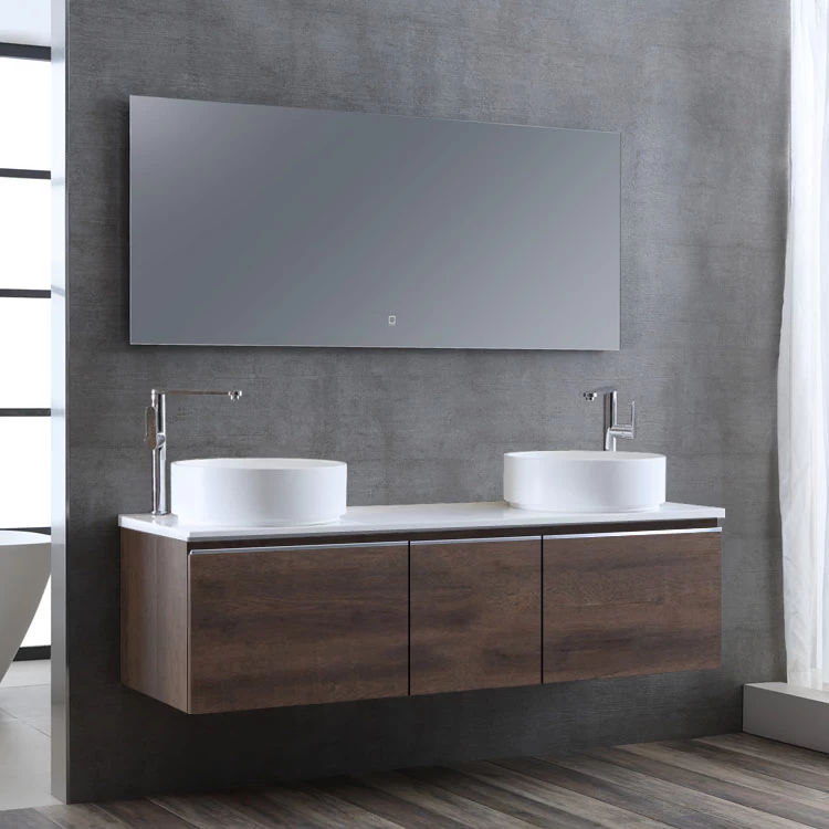 StoneArt Badmöbel-Set Milano ME-1600pro-6 Eiche Dunkel 160x45 3 StoneArt Badmöbel-Set Milano ME-1600pro-6 Eiche Dunkel 160x45 – Bild 3