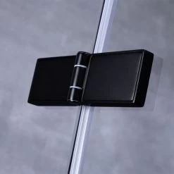 AWT Duschabtrennung LAR1001-B Schwarz 100x100 -Badmöbel Store bg14510 62470zp7fvt6oiaujh