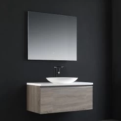 StoneArt Badmöbel-Set Milano ME-1000pro-3 Eiche Hell 100x45 8 StoneArt Badmöbel-Set Milano ME-1000pro-3 Eiche Hell 100x45 -Badmöbel Store bg14556 3nycdxmejecz6c