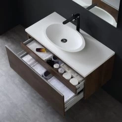 StoneArt Badmöbel-Set Milano ME-1000pro-3 Eiche Hell 100x45 11 StoneArt Badmöbel-Set Milano ME-1000pro-3 Eiche Hell 100x45 -Badmöbel Store bg14556 60jbur6pmqdlmq