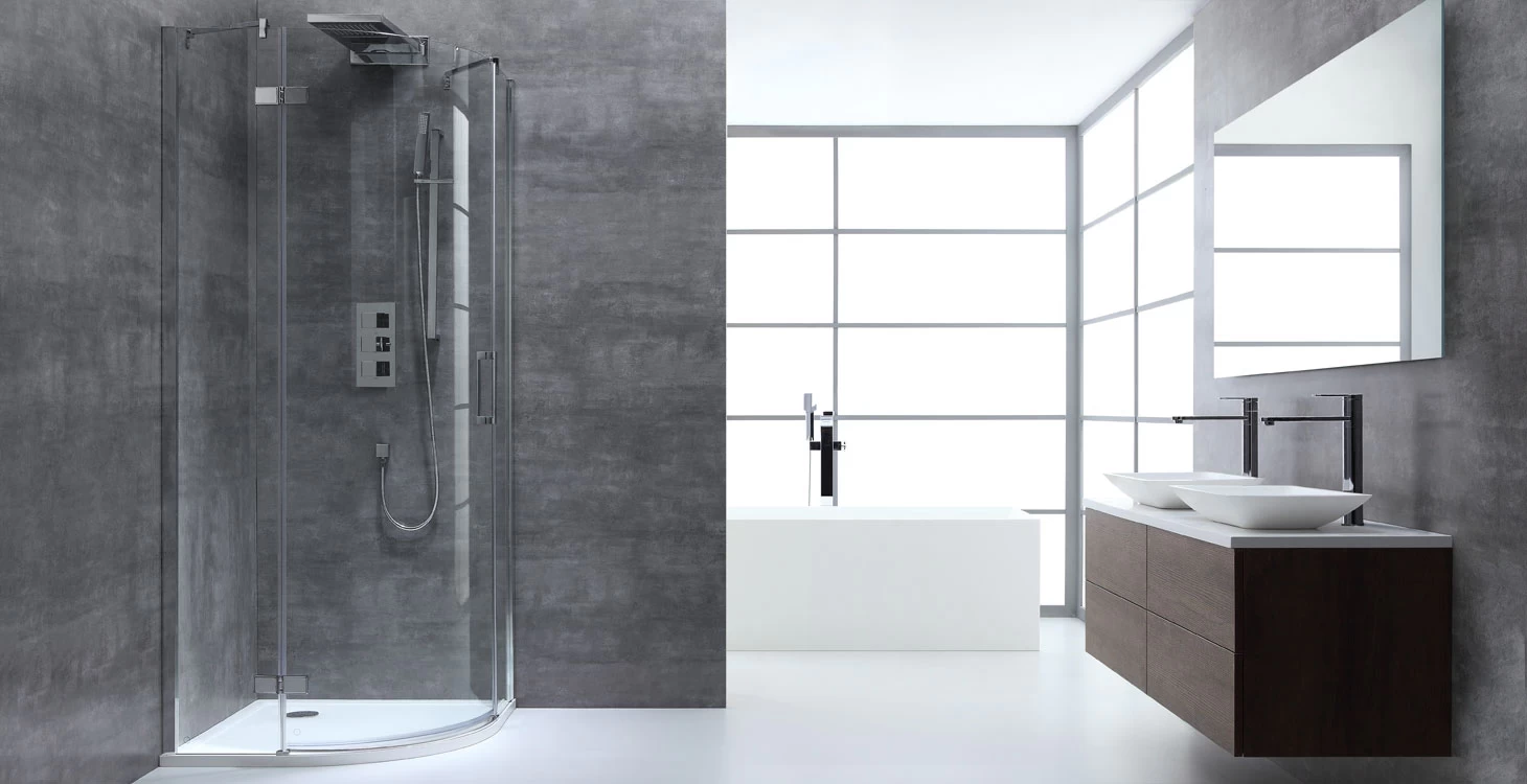 AWT Duschabtrennung LBR0906 90x90 Links 4 AWT Duschabtrennung LBR0906 90x90 Links – Bild 4