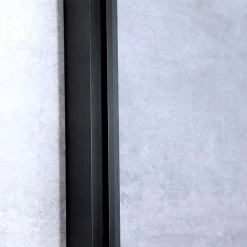 AWT Duschabtrennung LBR1006-B Schwarz 100x100 Links -Badmöbel Store bg14593 82488qspwox56zgkx4