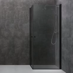 AWT Duschabtrennung LCS1000-B Schwarz 100x100 -Badmöbel Store bg14615 32567rw6go95albawf