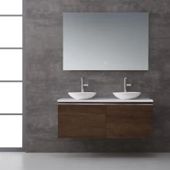 StoneArt Badmöbel-Set Milano ME-1200pro-4 Eiche Hell 120x45 -Badmöbel Store bg14682 5csu0keva3v2zs