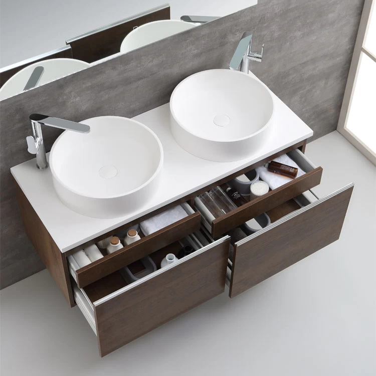 StoneArt Badmöbel-Set Milano ME-1200pro-6 Eiche Hell 120x45 2 StoneArt Badmöbel-Set Milano ME-1200pro-6 Eiche Hell 120x45 – Bild 2