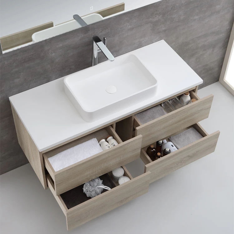 StoneArt Badmöbel-Set Brugge BU-1201pro-5 Eiche Dunkel 120x50 2 StoneArt Badmöbel-Set Brugge BU-1201pro-5 Eiche Dunkel 120x50 – Bild 2