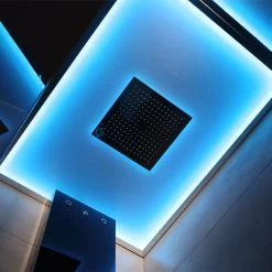 AWT Dampfdusche LD107F15 Schwarz 120x90 Links -Badmöbel Store bg14849 4