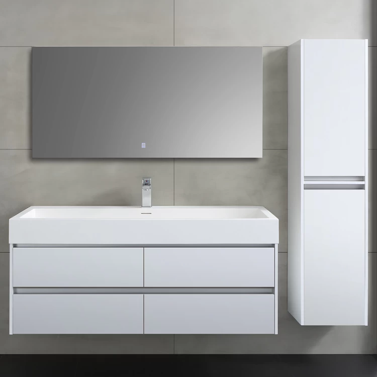 StoneArt Badmöbel-Set Mailand ML-1200 Weiß Glänzend 120x48 3 StoneArt Badmöbel-Set Mailand ML-1200 Weiß Glänzend 120x48 – Bild 3