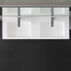 StoneArt Badmöbel-Set Mailand ML-1400 Eiche Dunkel 140x48 -Badmöbel Store bg14969 5thl8waysw47cz