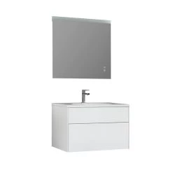 StoneArt Badmöbel-Set Venice VE-0800-I Weiß 80x52