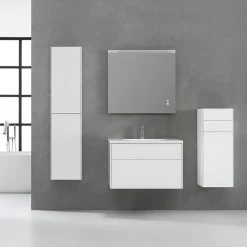 StoneArt Badmöbel-Set Venice VE-0800-I Weiß 80x52 -Badmöbel Store bg15385 3s1kszsefyjor0