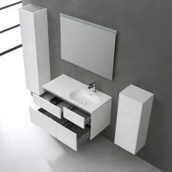 StoneArt Badmöbel-Set Venice VE-1010-I Weiß 100x52 Rechts -Badmöbel Store bg15389 4xofvl5sisvkdx