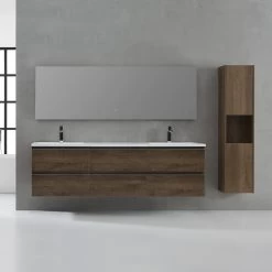 StoneArt Badmöbel-Set Monte Carlo MC-1800 Weiß 180x52 -Badmöbel Store bg15410 3kiechiqtesew4