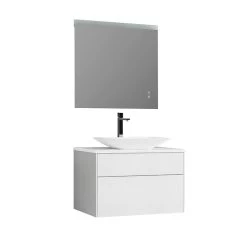 StoneArt Badmöbel-Set Venice VE-0800pro-1 Weiß 80x52