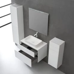 StoneArt Badmöbel-Set Venice VE-0800pro-1 Weiß 80x52 -Badmöbel Store bg15426 47vywgxqqda7ap