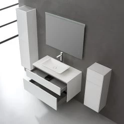 StoneArt Badmöbel-Set Venice VE-1000pro-1 Weiß 100x52 -Badmöbel Store bg15427 4rz3epzyhb7zuv