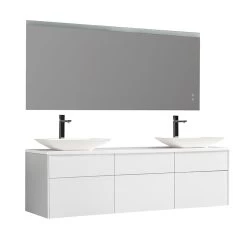 StoneArt Badmöbel-Set Venice VE-1800pro-1 Weiß 180x52