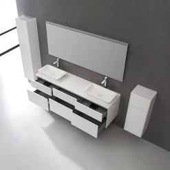 StoneArt Badmöbel-Set Venice VE-1800pro-1 Weiß 180x52 -Badmöbel Store bg15432 4o8kydwu6j2xps