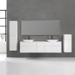 StoneArt Badmöbel-Set Venice VE-2000pro-1 Weiß 200x52 -Badmöbel Store bg15433 3s3xocrxm6wfyf